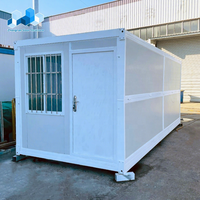 Petite maison mobile de luxe en conteneur Zhongnan maison modulaire préfabriquée maison en conteneur pliable préfabriquée avec toilettes
