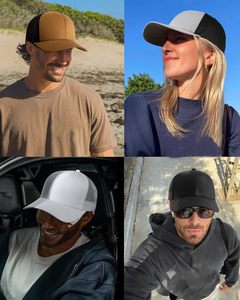 Casquette de baseball respirante style basique avec empiècements, protection solaire estivale, filet simple, protection solaire extérieure, casquette de chauffeur de camion - Product Image 6