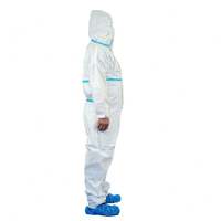 Nouveau design de vente en gros de combinaison jetable en polypropylène combinaison de sécurité PP robe vêtements de sécurité