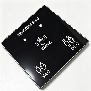 Oem Custom Cutting Motion Wave Switch Panel Occupancy Status Display PC <b>PVC</b> Pet <b>Adhesive</b> Screen Printed - Product Image 1