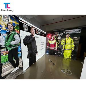 Caja de luz LED de tela publicitaria de 6x3 m de fácil montaje, 20x10 pies, pared trasera retroiluminada para stands de ferias comerciales. - Product Image 6