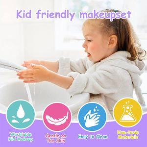 Nouveaux produits, <span class=keywords><strong>beauté</strong></span>, mode, jouets, cadeaux, trousse <span class=keywords><strong>de</strong></span> maquillage lavable pour enfants, véritable ensemble <span class=keywords><strong>de</strong></span> maquillage pour filles, enfants <span class=keywords><strong>de</strong></span> 5 <span class=keywords><strong>ans</strong></span> - Product Image 4