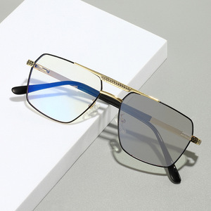 <strong>2026</strong> Vintage Casual Metal Full-Rim Blue Light Blocking Men's <strong>Eyeglasses</strong> - Product Image 1