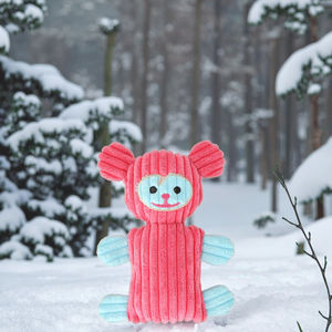 Échantillon gratuit en gros animal de compagnie en peluche <span class=keywords><strong>singe</strong></span> <span class=keywords><strong>anneau</strong></span> différent rond carré tube formes jouets grinçant mâcher interactif chien jouets - Product Image 2