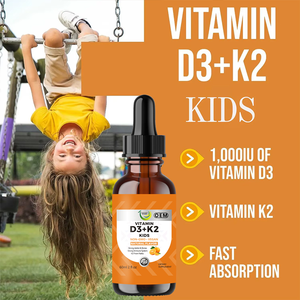 Gouttes exclusives de vitamine D3K2 pour enfants, saveur fruitée douce, dose fixe, application facile par gouttes, absorption quotidienne du calcium pour enfants - Product Image 4