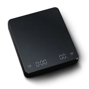 2023 뜨거운 판매 휴대용 USB 충전 미니 전자 커피 저울 타이머 디지털 3KG 0.1G 식품 저울