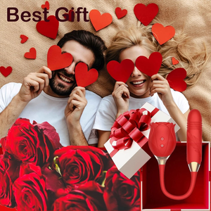 Juguetes Sexuales de Alta Calidad, Vibrador con Forma de Rosa con Lengua para Mujeres, Estimulador de Clítoris y Pezones, Vibrador con Forma de Rosa - Product Image 6