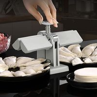 Boulettes automatiques à double tête Artefact Presse manuelle Pierogi Maker Moule Boulette Maker