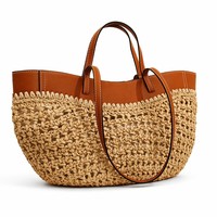 Sac fourre-tout décontracté en paille tressée au design original pour femme, nouveau style patchwork tricoté, sac à bandoulière d'été pour la plage avec doublure en polyester