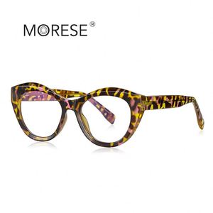 Lunettes de lecture XINLI2168 pour femmes, monture optique TR90 irisée, style œil de chat, verres transparents, vente en gros - Product Image 4