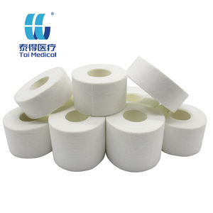 Bande de sport en oxyde de zinc 5cm X 9.1m Bandage de garde athlétique Poignet Genou Support de cheville pour basket-ball Football <span class=keywords><strong>Doigt</strong></span> Main Pied - Product Image 1