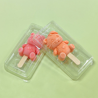 Moule à crème glacée en Silicone souple de qualité alimentaire petit tigre outil de gâteau fait maison Machine à crème glacée à la main