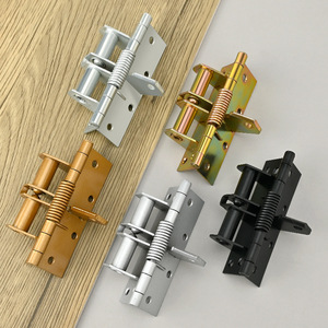 Door Closer <b>Hinge</b> 4 Inch <b>Spring</b> Loaded Soft Closing Concealed 180 Degree Opening Angle Minimalist Design - Product Image 3