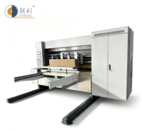 Machine de découpe automatique économique avec anneau de rainurage pour la fabrication de cartons
