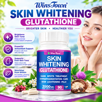 Capsules de glutathion Wins Town OEM avec formule botanique de suppléments nutritionnels, produit de soin quotidien pour la beauté et le bien-être