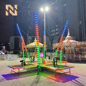 Trampolín Elástico con Luces LED para 4 Personas <span class=keywords><strong>Nova</strong></span> Rides, Trampolín Comercial para Interiores en Venta, Juegos de Diversión para Niños - Product Image 4