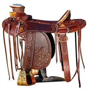 Silla de montar inglesa BS International de cuero genuino marrón duradero con armazón de madera sostenible, a la venta a precio directo de fábrica. - Product Image 2