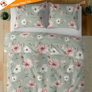 Ensemble <span class=keywords><strong>de</strong></span> housses <span class=keywords><strong>de</strong></span> <span class=keywords><strong>couette</strong></span> à fleurs Ensemble <span class=keywords><strong>de</strong></span> literie en polyester doux Jardin Style <span class=keywords><strong>Vintage</strong></span> Motif <span class=keywords><strong>de</strong></span> fleurs Housse <span class=keywords><strong>de</strong></span> <span class=keywords><strong>couette</strong></span> avec fermeture à glissière - Product Image 2
