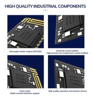Modul Master-Slave Firmware MinewSemi MS50SFA1 Nordic NRF52832 untuk 5.0, Bersertifikasi RoHS REACH CE FCC BQB SRRC TELEC KC