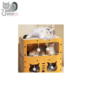 Rascador para Gatos, Casa para Gatos, Resistente al Desgaste y No Produce Desprendimientos, Casa Integrada para Gatos, Árboles para Gatos y Rascador - Product Image 1