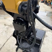 Excavatrice Caterpillar 303.5E d'occasion avec coupleur rapide inclinable et rotatif, zéro queue de traînée, Cat 3 tonnes, pelle compacte, certifiée CE EPA Tier 4