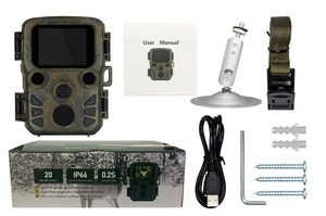 Mini cámara de caza 20MP 4K HD Wild <span class=keywords><strong>Trail</strong></span> versión nocturna infrarroja al aire libre gatillo activado por movimiento trampas fotográficas de exploración - Product Image 4