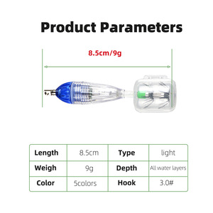 Mini lampe LED étanche pour la pêche <span class=keywords><strong>de</strong></span> <span class=keywords><strong>nuit</strong></span> sous-marine, appât pour attirer les carpes et les poissons - Product Image 6