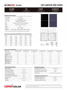 Paneles Solares Monocristalinos Bifaciales Tipo N de 550 Vatios para Techos Industriales y Comerciales de Longi, Jinko, JA, Aiko, <span class=keywords><strong>Canadian</strong></span> y Risen - Product Image 2