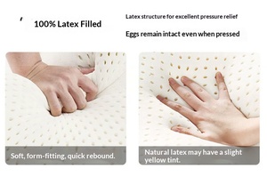Cubrecolchón <span class=keywords><strong>de</strong></span> Látex Suave y Cómodo para el Hogar, Dormitorio, Habitación <span class=keywords><strong>de</strong></span> Invitados, Alivio <span class=keywords><strong>de</strong></span> Presión, Mejora del Sueño - Product Image 4