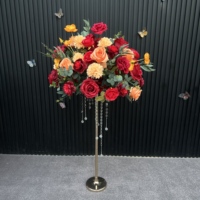 Grandes fleurs artificielles en soie pour centres de table, arrangements floraux en soie, bouquets de mariage, décorations