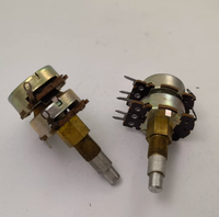 Potentiomètre double à double prise, double axe, double réglage, type ERV-12 50K