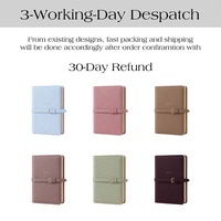 Agenda hebdomadaire et mensuel Hongbo 2027 personnalisé en cuir PU A5 avec fermeture élégante à boucle, coffret cadeau et logo, faible MOQ