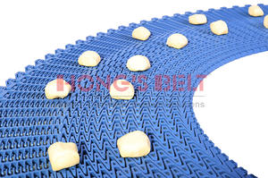 HONGSBELT üretici fiyat gıda paketleme makinesi ve fırın sanayi dondurulmuş Spiral kavisli konveyör modüler plastik kemer - Product Image 6