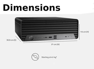 Ordinateur de bureau ProDesk 400 G9 SFF/i5-14500/16 Go DDR5/512 Go SSD/Win11 Home/180 W/Ensemble clavier et souris - Product Image 6