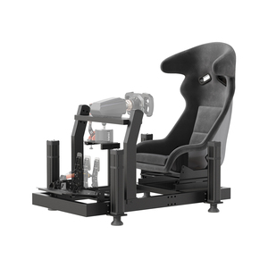 Cockpit de course à quatre axes avec mouvements dynamiques complets, fauteuil en aluminium pour une expérience de conduite réaliste - Product Image 1