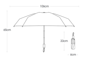 Large <b>Windproof</b> Rain Sun Reverse Coated for Women Men Travel Folding With Cover Bag <b>Umbrella</b> Promotion Gift - Product Image 3