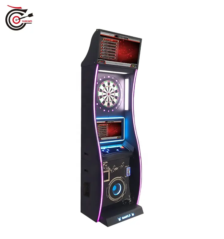 Gettoni macchina del gioco macchina dardo punteggio automatico di rete dello schermo di tocco