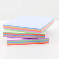 Blocs-notes autocollants personnalisés OEM, carrés et de formes variées, avec impression de logo personnalisée, papeterie de bureau