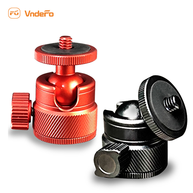 Aluminum Photography Camera Mount Universal Tripod Ball Head Metal Durable Rotating Camera Tripod Head