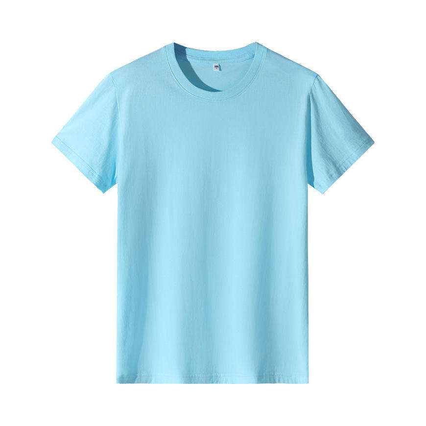 Azul claro, 190 g de puro algodón.