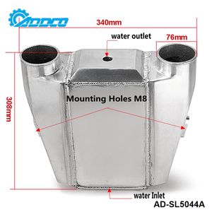 ADDCO Wasser-zu-Luft Flüssigkeits-Ladeluftkühler-Kern: 13,3\" x 12\" x 4,5\" Einlass/Auslass: 3\" AD-SL5044A - Product Image 2