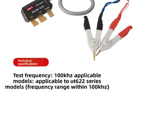 UNI-T UTR-L100KS-H bốn-thiết bị đầu cuối Kelvin kiểm tra cáp kiểm tra kẹp <span class=keywords><strong>ut622</strong></span> cầm tay kỹ thuật số cầu - Product Image 2