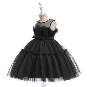 Nouvelle Robe Tutu en Tulle et Maille pour Filles, Style Princesse, pour Recital de Piano, Spectacle Scénique, Fête d'Anniversaire, Concours de Beauté, Tenue de Cérémonie Élégante - Product Image 6