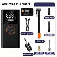 19 Cylinder 150PSI Cordless Tire Inflator 3600mAh Rechargeable Air Pump Digital Dual Display LED SOS USB C Car Tire Pump