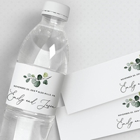 Étiquettes d'emballage de bouteille de boisson d'eau de rouleau d'autocollant de logo d'impression de marque de distributeur en PVC imperméable personnalisé