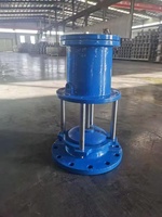 Vanne de vidange de boues à ouverture rapide à diaphragme, port de 4 pouces, type coup-circuit, pour eaux usées