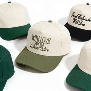 Gorras Trucker Personalizadas 2026 Nueva Tendencia, Bicolor <span class=keywords><strong>de</strong></span> 5 Paneles Bordadas, Fábrica Jinzhou China, MOQ Bajo y Muestra Rápida para Streetwear - Product Image 5