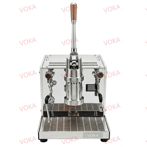 Retro Italian Style Lever <b>Espresso</b> Machine (2.5L+0.3L Boiler) with LCD Display PID Control for Continuous <b>Cup</b> Dispensing - Product Image 2
