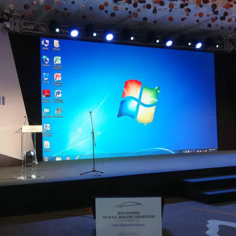 SMD Full Color P2.604 Rental LED Display Screen Video Wall For Conference Room Meeting