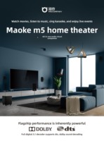 Sistema de Cine en Casa Moderno y Ecológico MOCO con Sonido Envolvente 5.1, Cuatro Entradas y Una Salida para Conexión a Juegos, Películas y Karaoke